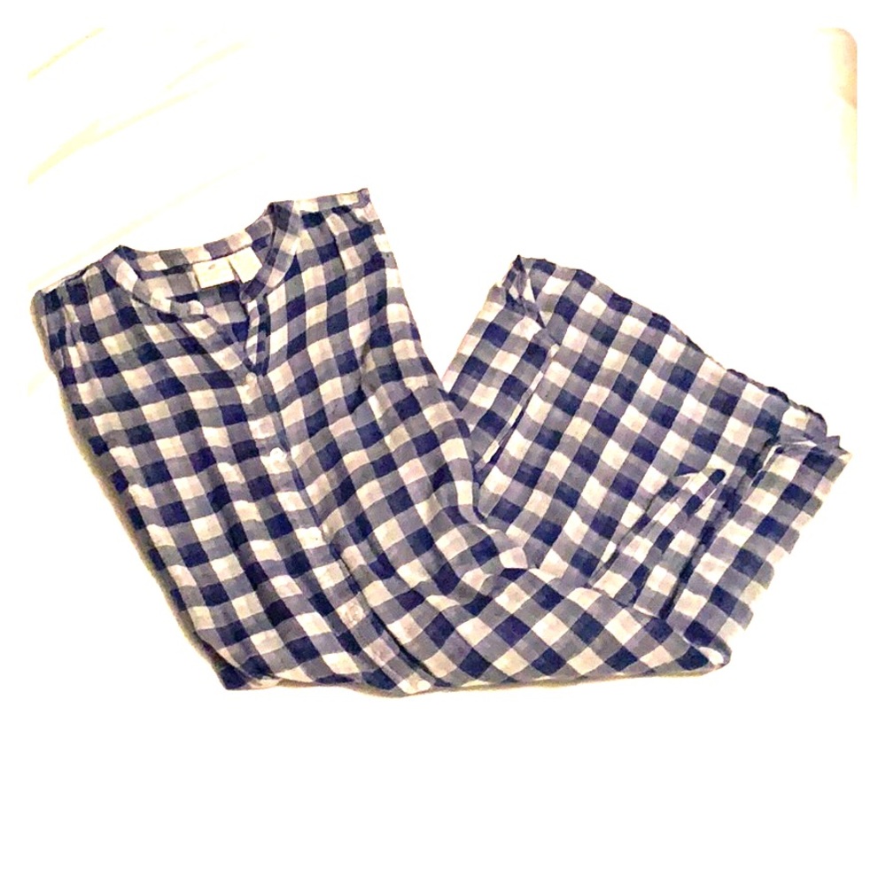 Blue Buffalo Plaid Dress with Belt